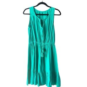 Sleeveless Green Dress